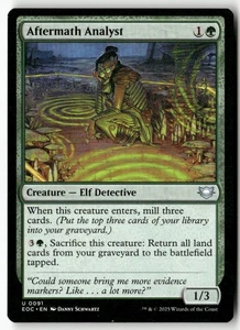 Aftermath Analyst 91 NM MTG Commander: Edge of Eternities Magic - Picture 1 of 2