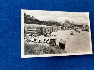 Elie and Earlsferry Fife  KY9 VINTAGE POSTCARD   BEACH HUTS  REAL  PHOTO - Picture 1 of 3
