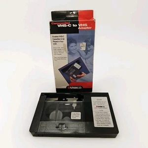 Ambico Camcorder VHS-C To VHS VCR Adapter V-0730 View Capture Family Memories VG - Picture 1 of 9