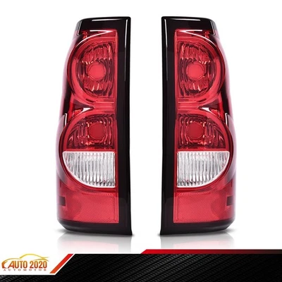 Pair Red Tail Lights Brake Lamps Fit For 03-06 Chevy Silverado 1500 2500 3500 HD - Image 1 of 4