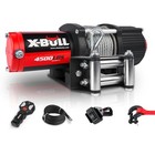 Winch 4500LBS Steel Cable Electric Winch with Roller 4500Lbs-Steel wire
