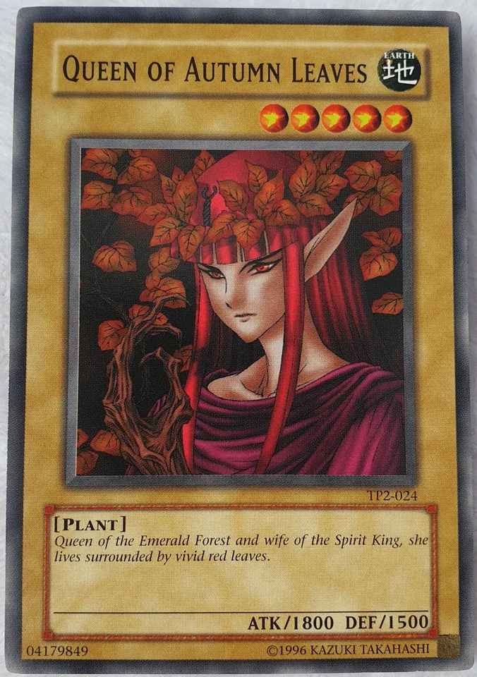 Yugioh 1x Queen of Autumn Leaves TP2-024 Common Unlimited Edition Tournament NM - Image 1 of 4