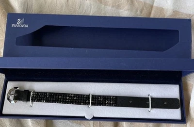 Swarovski Golf Bracelet 8” Adjustable- New in Box Black Retail 125.00 *403 - Image 1 of 4