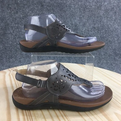 Sandalias Rockport Para Mujer 9 M Gris Ridge Circle Cordones Imitación Cuero Informales Foto 1 de 4