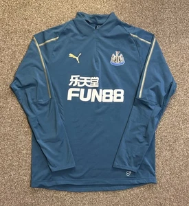 Camiseta de Entrenamiento Puma Newcastle United 1/4 Cremallera, Grande, Excelente Estado - Imagen 1 de 5