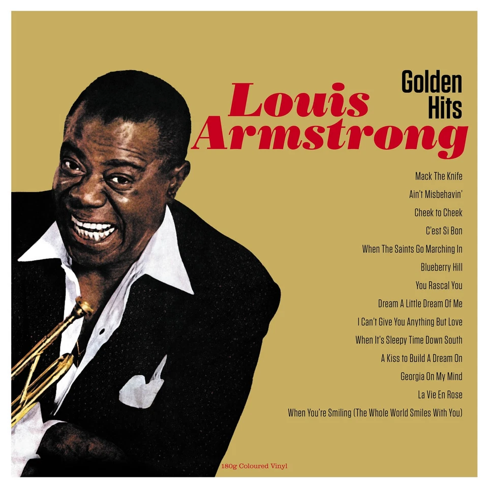 Louis Armstrong Golden Hits (Vinyl) 12" Album Coloured Vinyl - Image 1 of 3
