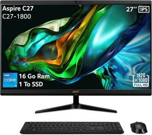 ACER Aspire C27-1800, Intel Core i5-12450H, 16 GB RAM, 1TB SSD, Windows 11 - Zdjęcie 1 z 7