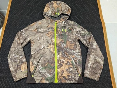 Under Armour Scent Control Infrared Camo Storm2 Jacket Boys Large Realtree Xtra - Image 1 of 4