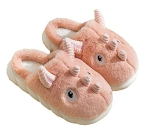 Women's slippers Cute animal slippers Funny cartoon 7-8 Women/6.5-7 Men Red - Picture 1 of 7