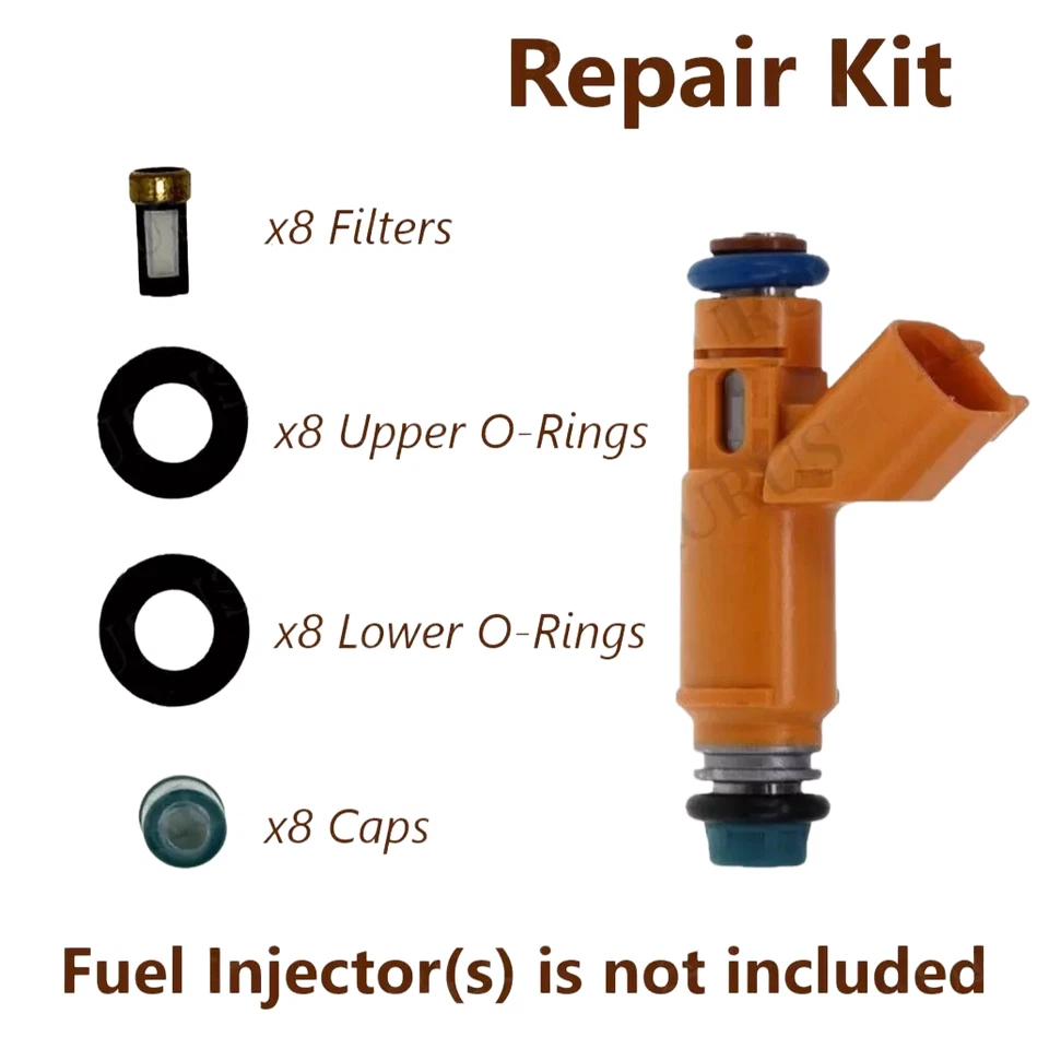 FUEL INJECTORS REPAIR KIT FOR 03-09 LR3 Range Rover Jaguar S-Type XK8 XJ8 - Image 1 of 1