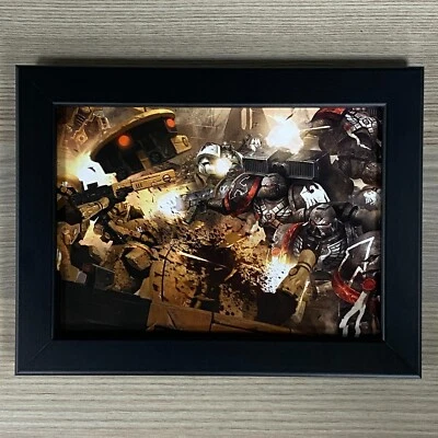 Art Encadré Raven Guard Assault Jump Pack Space Marines Warhammer 40,000 40K - Photo 1/2