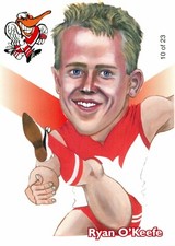 ✺New✺ 2005 SYDNEY SWANS AFL Premiers Card RYAN O'KEEFE Weg
