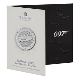 CrawleyCoins 2024 05 James Bond 2000s Six Decades 007 £5 Royal Mint Sealed Pack - Picture 1 of 5