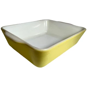 PYREX Refrigerator Casserole Dish 503-B  Primary Yellow No Lid - Picture 1 of 8
