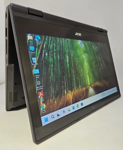 Acer TravelMate Spin 11.6" HD Touch Intel Celeron N3350 CPU @ 1.10Ghz 4GB 120GB - Picture 1 of 16