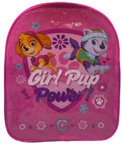 Girls Bag Paw Patrol Backpack Rucksack School Skye and Everest 'Girl Pup Power' - Picture 1 of 8