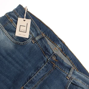 Dune NWT Denim Jeans Size 38 US Tucson Sinner in Mid Blue Wash Cotton Blend - Picture 1 of 15