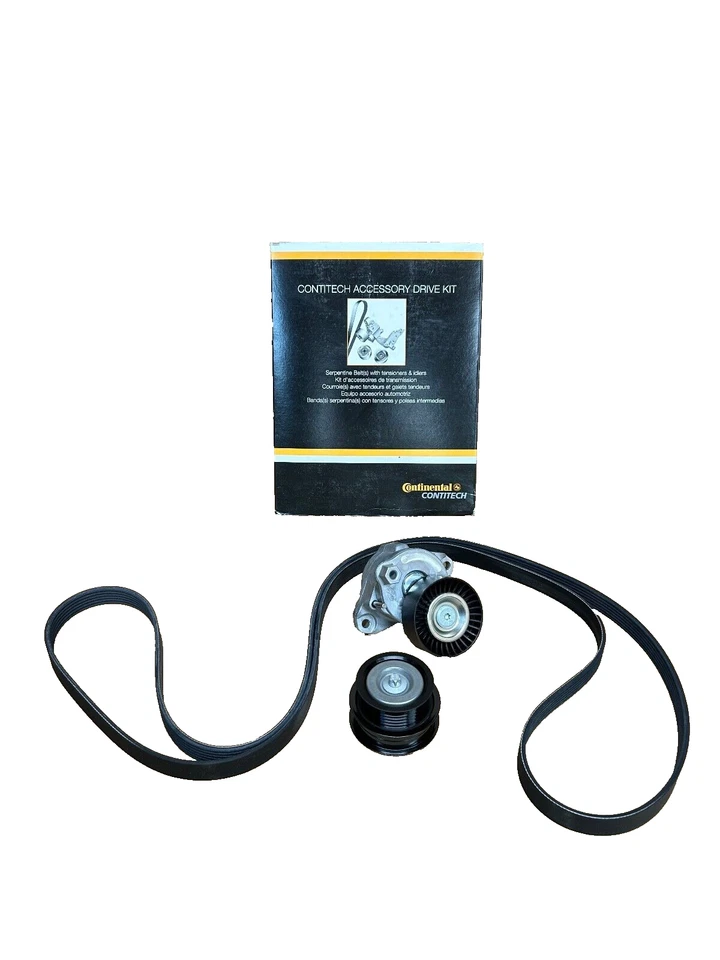 NUEVO Kit de componentes de transmisión por correa serpentina ContiTech ADK0012P SE ADAPTA A MERCEDES-BENZ Foto 1 de 4