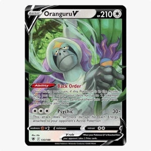 Oranguru V 133/189 Astral Radiance Pokemon TCG Ultra Rare - Picture 1 of 1