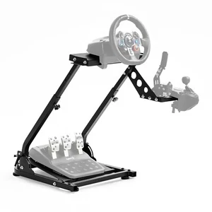 Hottoby Racing Wheel Stand Steering Stand Sim Cockpit Fit Thrustmaster Logitech - Picture 1 of 6