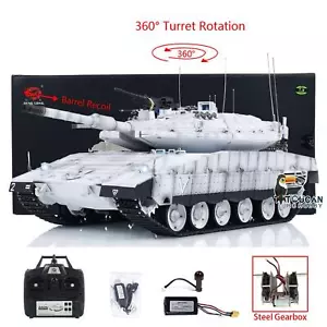 3958 1/16 Heng Long RC Tank IDF Merkava MK IV Metal Gearbox Tank 360°Turret - Picture 1 of 12