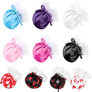 FEESHOW Men's Satin Panties Drawstring C-String Pouch Briefs Sissy Lingerie - Picture 1 of 3