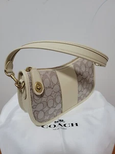 Tasche Coach SIGNATURE JACQUARD SWINGER Neu - Bild 1 von 7
