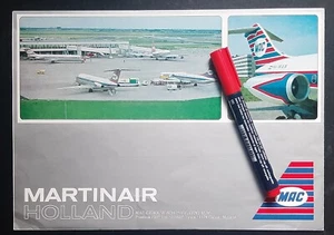 MARTINAIR HOLLAND FOKKER F28 INTRODUCTION BROCHURE CIRCA 1968 - Picture 1 of 5