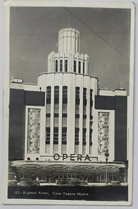 Tarjeta Postal Buenos Aires Cine Teatro Ópera Usada de Uruguay a EE. UU. - Imagen 1 de 2