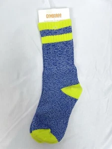 Gymboree Gymgo Athletic Socks Blue Crew Cut Boy Shoe Size 11-12, 13-2 - Picture 1 of 2