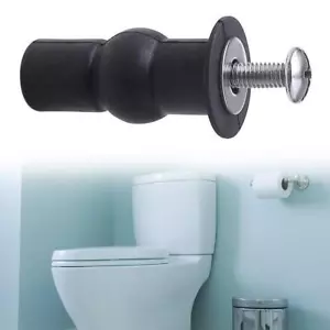 Toilet Seat Hinge Fixing Kit with Blind Hole Expansion Nuts Easy*. - Picture 1 of 8
