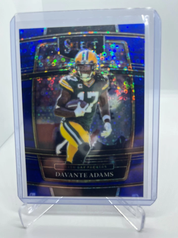 Davante Adams 2021 Select Concourse Blue Scope 24/25 SSP Prizm Packers #14 - Image 1 of 2