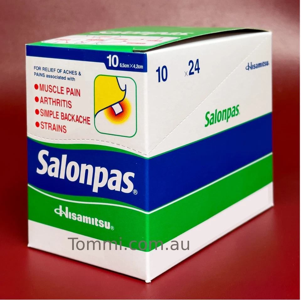 Salonpas Patch Pain Relieving 240 Patches New Made in Vietnam exp 2026 - image 1 of 2