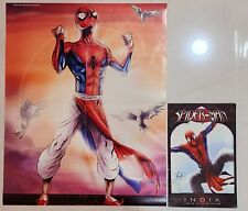 Spider-Man India Jeevan Signiertes seltenes SpiderVerse-Poster in...