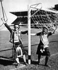 World Cup Finals in Argentina Scotland fans in kilts 1970s OLD PHOTO