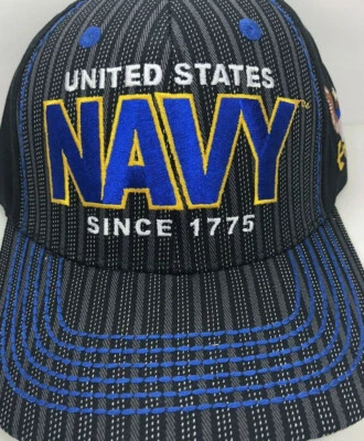 Auténtico Marina de EE. UU. / Azul marino / Negro / Ajustable / Capsmith / Nuevo con etiquetas Precio regular $20 Foto 1 de 4
