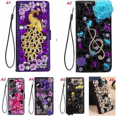 for Galaxy S25 S24 Ultra S25+ S25 Ultra Cases Bling Wallet Leather Phone Cover - Image 1 of 4