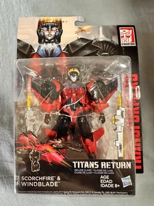 Transformers Titans Returns Windblade And Scorchfire - MOSC - Picture 1 of 8
