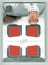10-11 UD Upper Deck The Cup Foundations  Johan Franzen  /25  Quad Jerseys