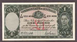 Australia One Pound ND (1942) Armitage/McFarlane Pick-26b Nice Garde ! - Picture 1 of 2