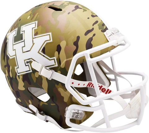Kentucky Wildcats Riddell Camo Alternate Speed Replica Helmet Cover