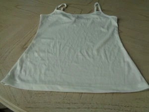 Neu Damen Shell Trägertop Größe S weiß Farbe verstellbare Träger   - Bild 1 von 12