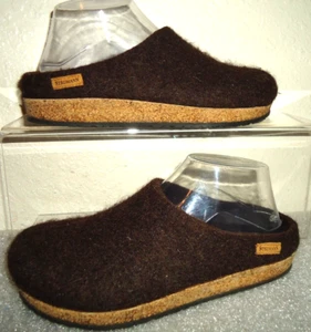 Stegmann Unisex Wool Felt Clogs Cork Sole Teak Size US-8/EU-38 - Picture 1 of 8