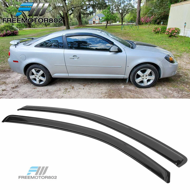 Ajuste 05-10 Chevy Cobalt Pontiac G5 Cupé Viseras Ventana Lluvia Protector Solar Deflector Foto 1 de 4