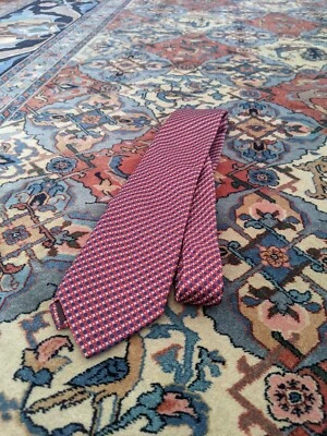 Black Brown 1826 100% Silk Red Necktie - Image 1 of 2