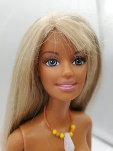 CALI GIRL BARBIE DOLL Nude for OOAK or play Tanned Body Necklace 2003  11.5" - Picture 1 of 8