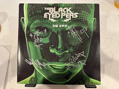 Black Eyed Peas The E.N.D. Fully Signed Vinyl Original Press Fergie will.i.am Foto 1 de 4