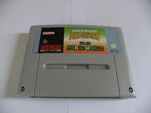 JUEGO SUPER MARIO ALL STARS & SUPER MARIO WORLD SUPER NINTENDO / SNES - Imagen 1 de 3