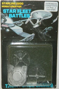 Star Trek Star Fleet Battles Starline 2200 Andromedan Conq/Python Miniatures MIB - Picture 1 of 1