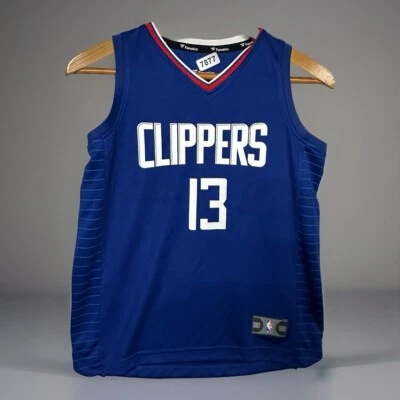 Camiseta azul de los fanáticos juveniles Paul George #13 Los Angeles Clippers M 7877 Foto 1 de 4